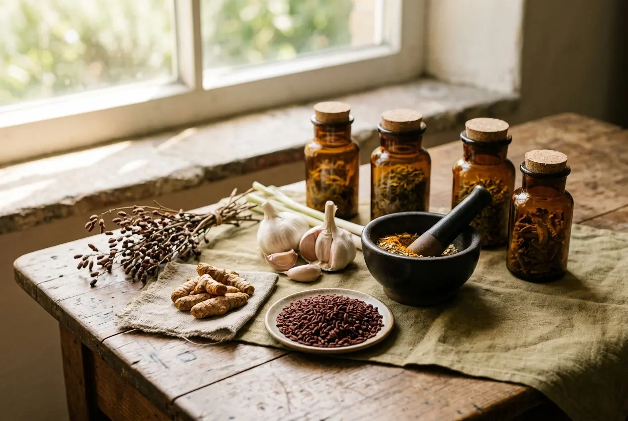 4 supplementen die echt werken: berberine, curcumine, rode gist rijst en knoflook