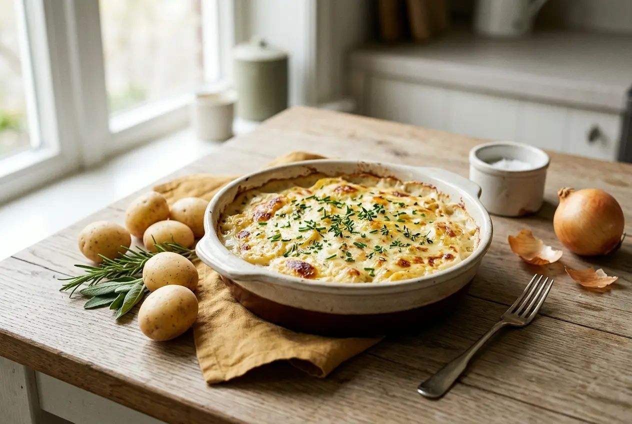 Romige aardappel ovenschotel — makkelijk zelf gemaakt