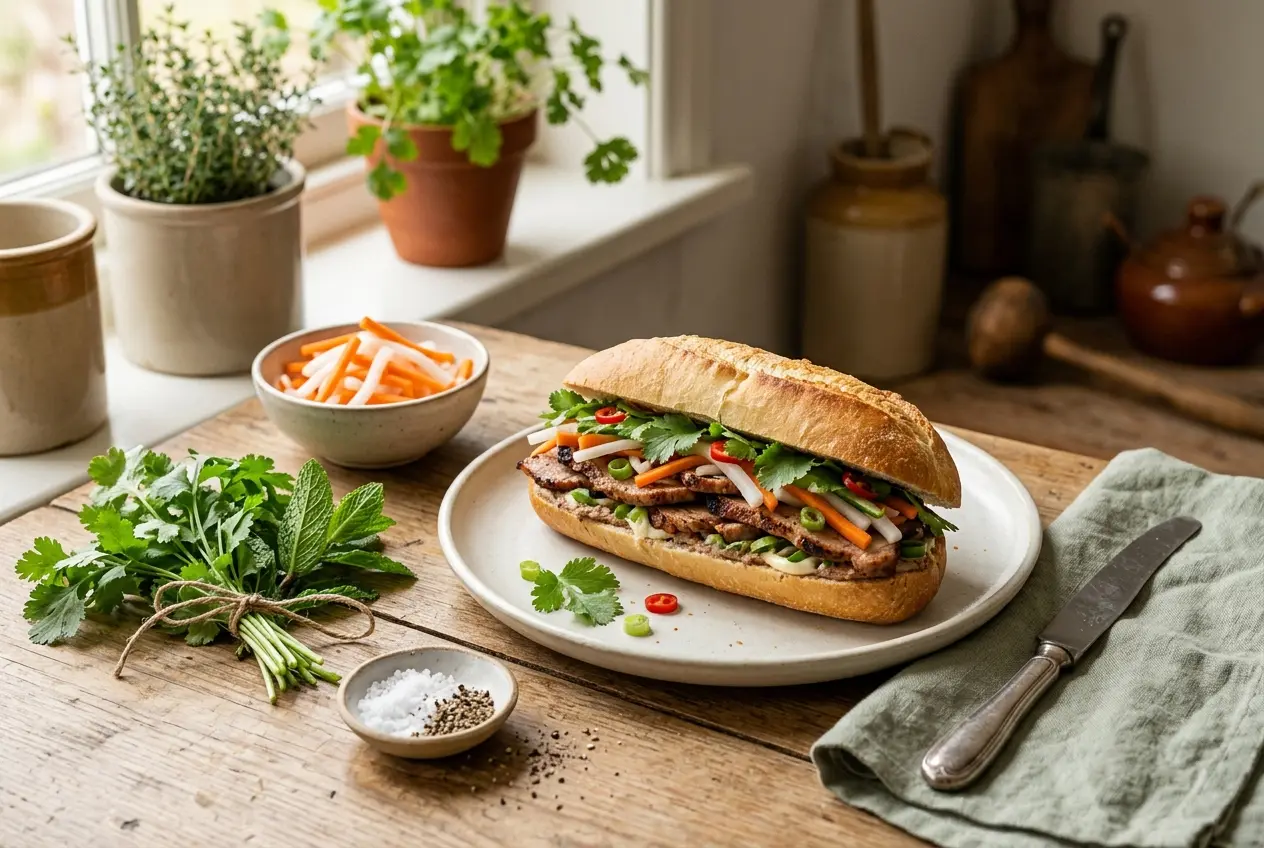 Banh Mi recept: knapperig Vietnamees broodje als lunch