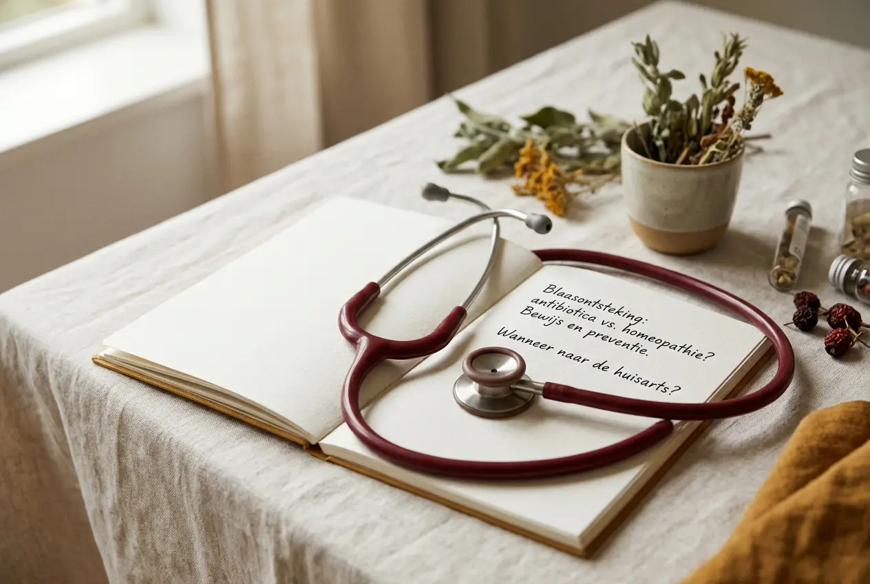 Blaasontsteking behandelen: wat werkt echt en wat zegt het bewijs over homeopathie?