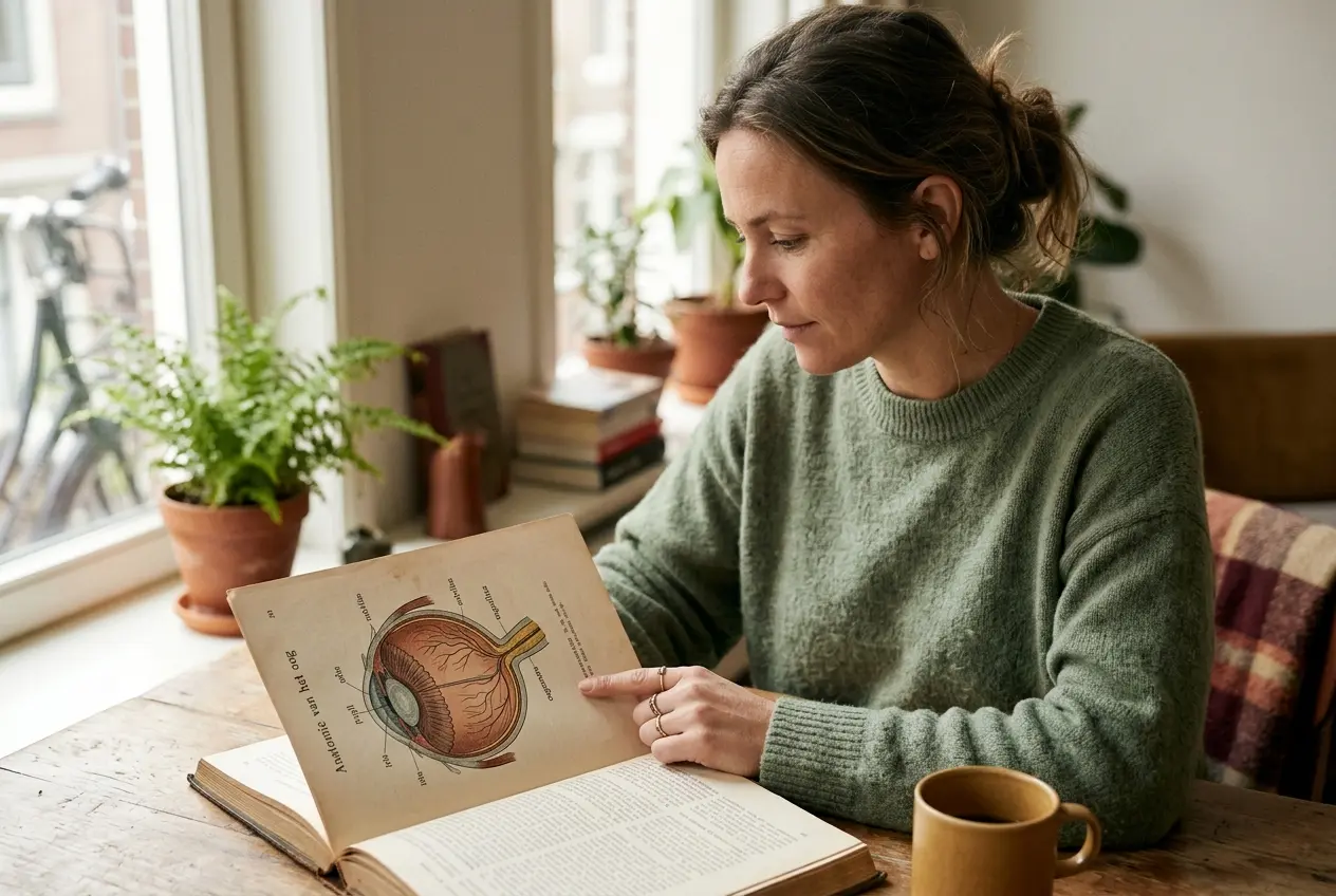 Anatomie van het oog: iris, pupil, netvlies en oogzenuw uitgelegd