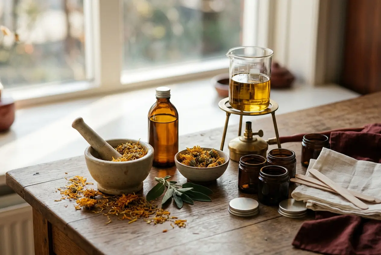 Calendula zalf zelf maken: wat werkt er echt en hoe doe je het veilig?