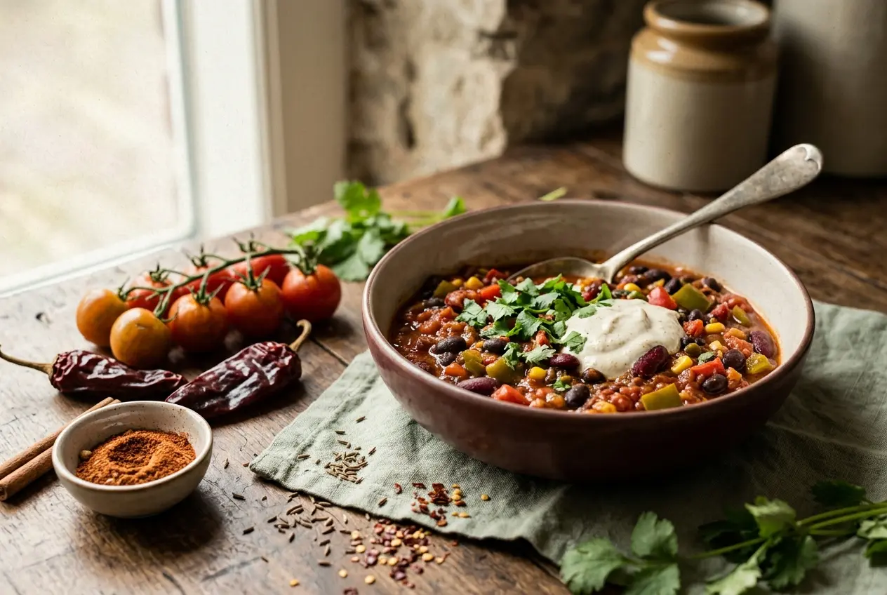 Chili Sin Carne recept: voedzame vegetarische chili klaar in 45 minuten