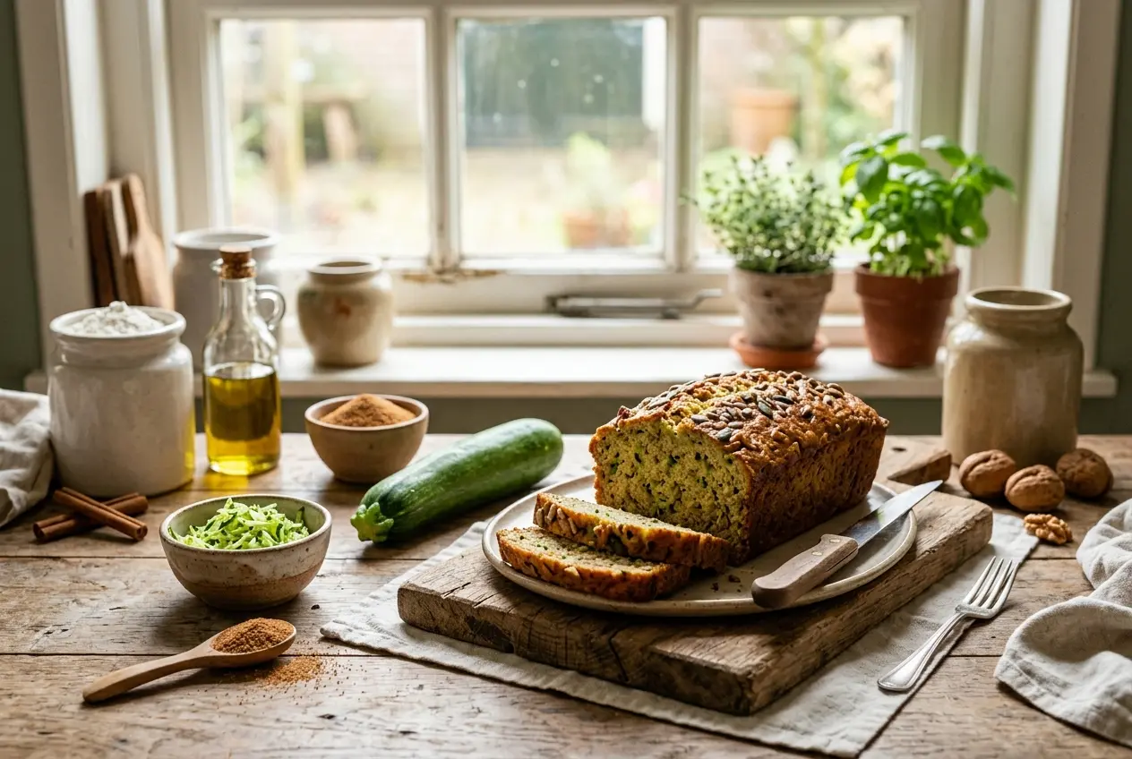 Courgettebrood recept: zacht brood met geraspte courgette