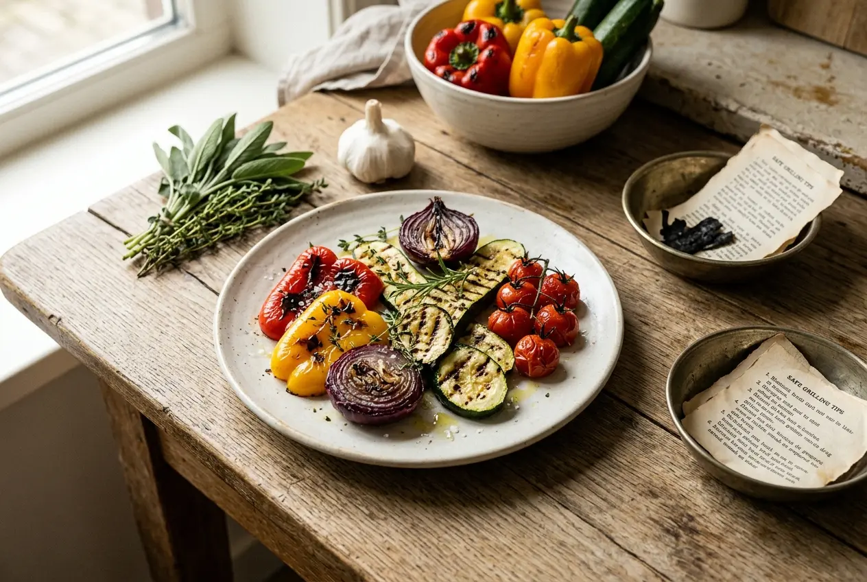 Gegrilde groenten: gezond, lekker en veilig bereid