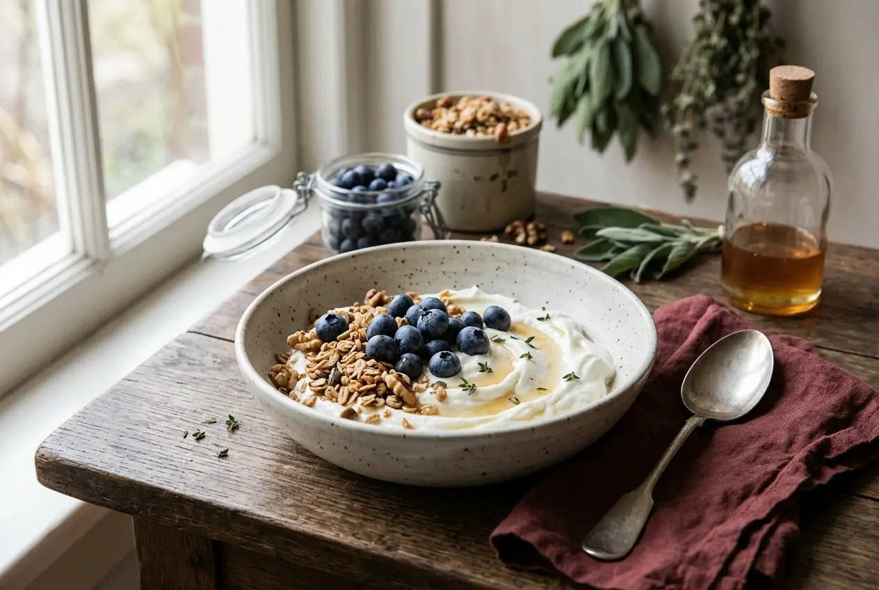 Geitenyoghurt met blauwe bessen: waarom dit de perfecte gezonde ontbijt is