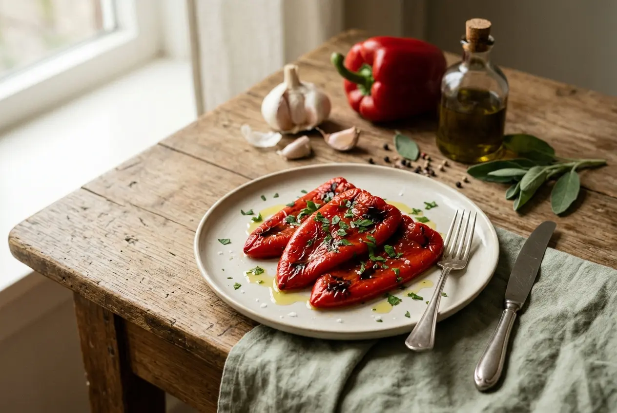Geroosterde paprika uit de oven: gezond recept vol vitamines