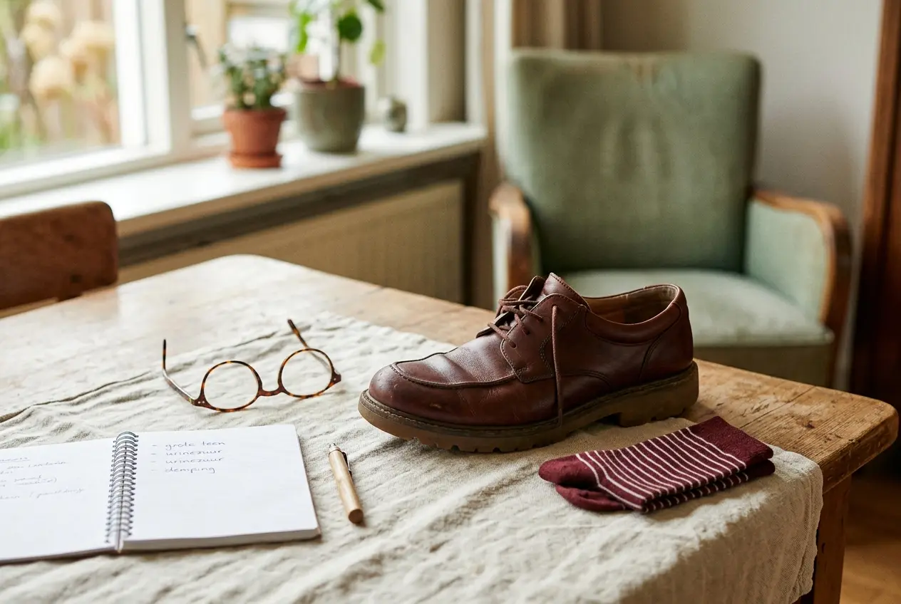 Jicht en schoenen: welk schoeisel helpt en wat maakt klachten erger?
