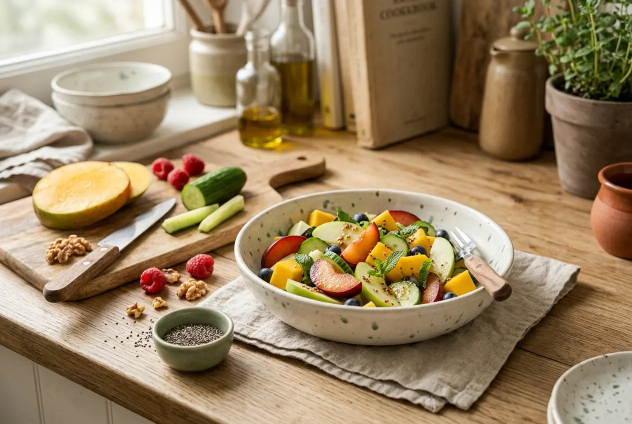 Zes gezonde fruitsalade recepten die je in minder dan 10 minuten maakt