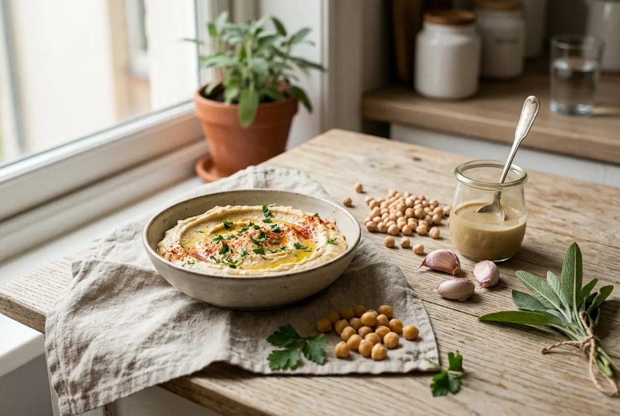Hummus: voedingswaarde, voordelen en zelf maken