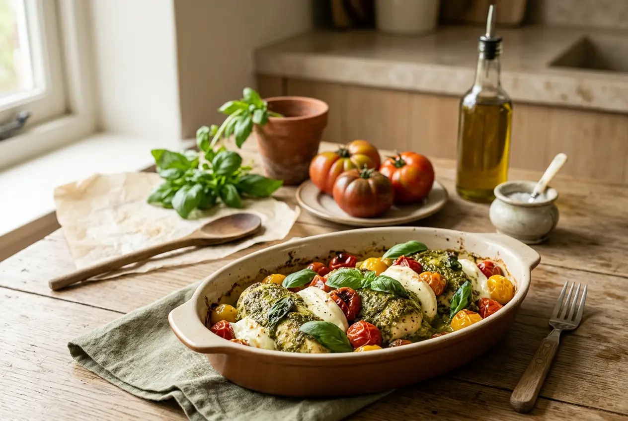 Kip Caprese uit de Oven: Klaar in 30 Minuten