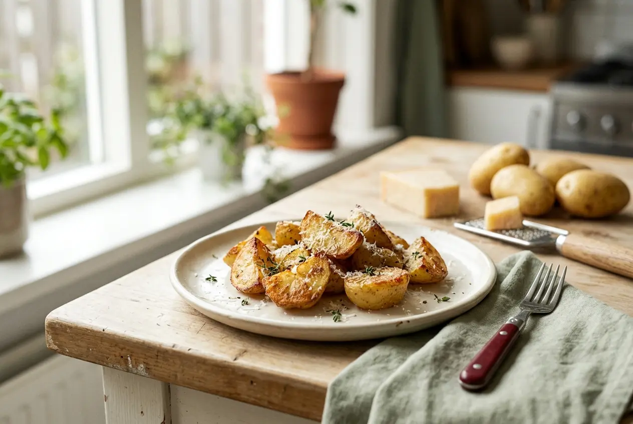 Knapperige aardappeltjes met Parmezaan: zo maak je ze perfect