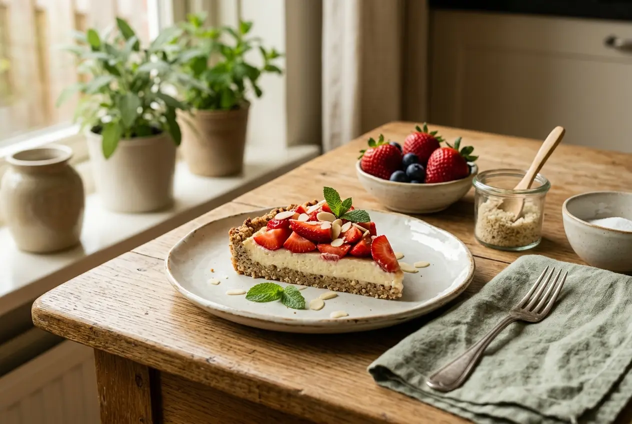 Koolhydraatarme Aardbeientaart — Recept en Voordelen