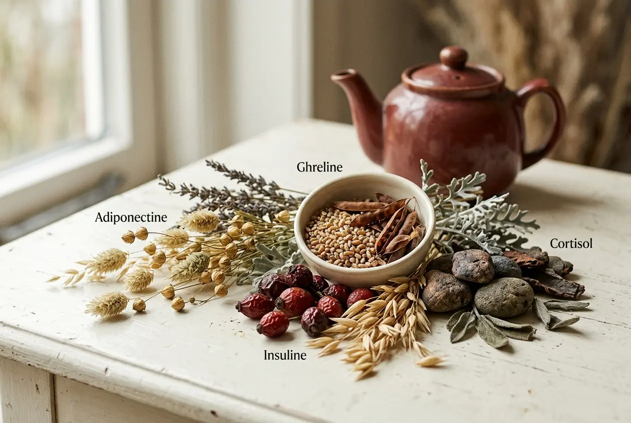 Hormonen en gewichtstoename: hoe adiponectine, ghreline, insuline en cortisol je gewicht sturen