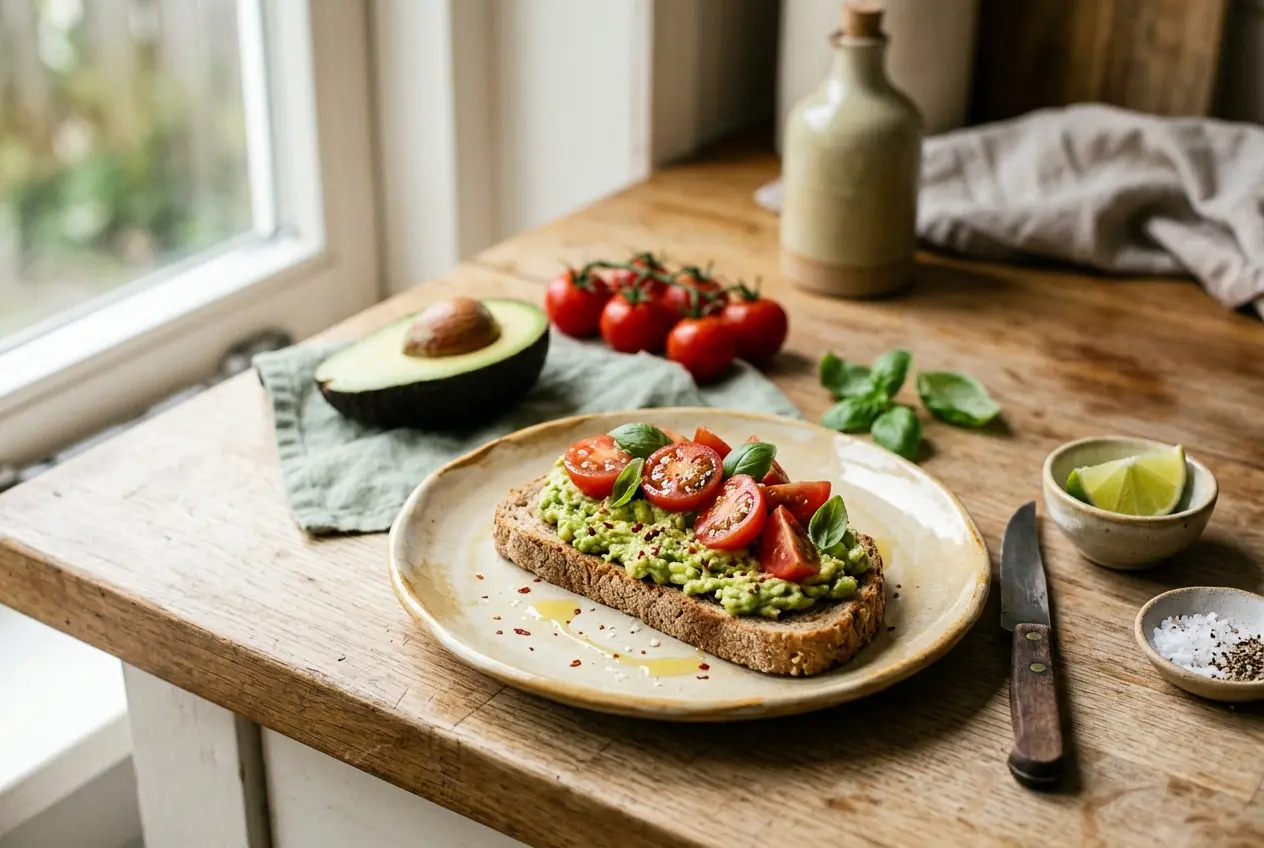 Speltbrood met avocado en tomaat: recept en gezondheidsvoordelen