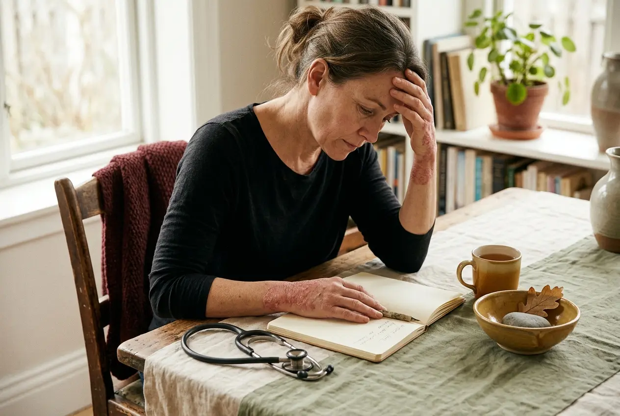 Stress en Psoriasis: Hoe Stresshormonen Uitbarstingen Uitlokken