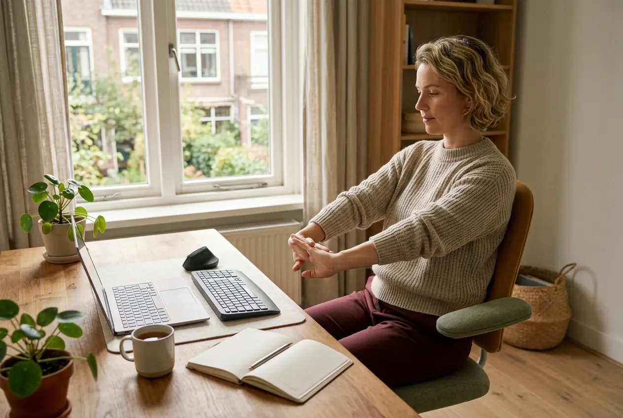 RSI en muisarm voorkomen: Oefeningen en ergonomie voor computerwerk