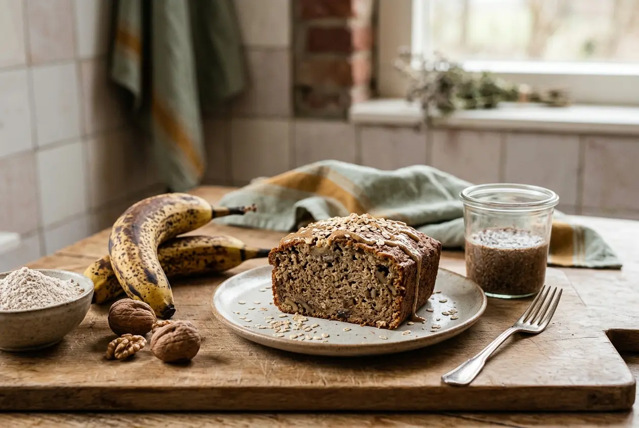 Vegan bananenbrood: makkelijk recept met overrijpe bananen
