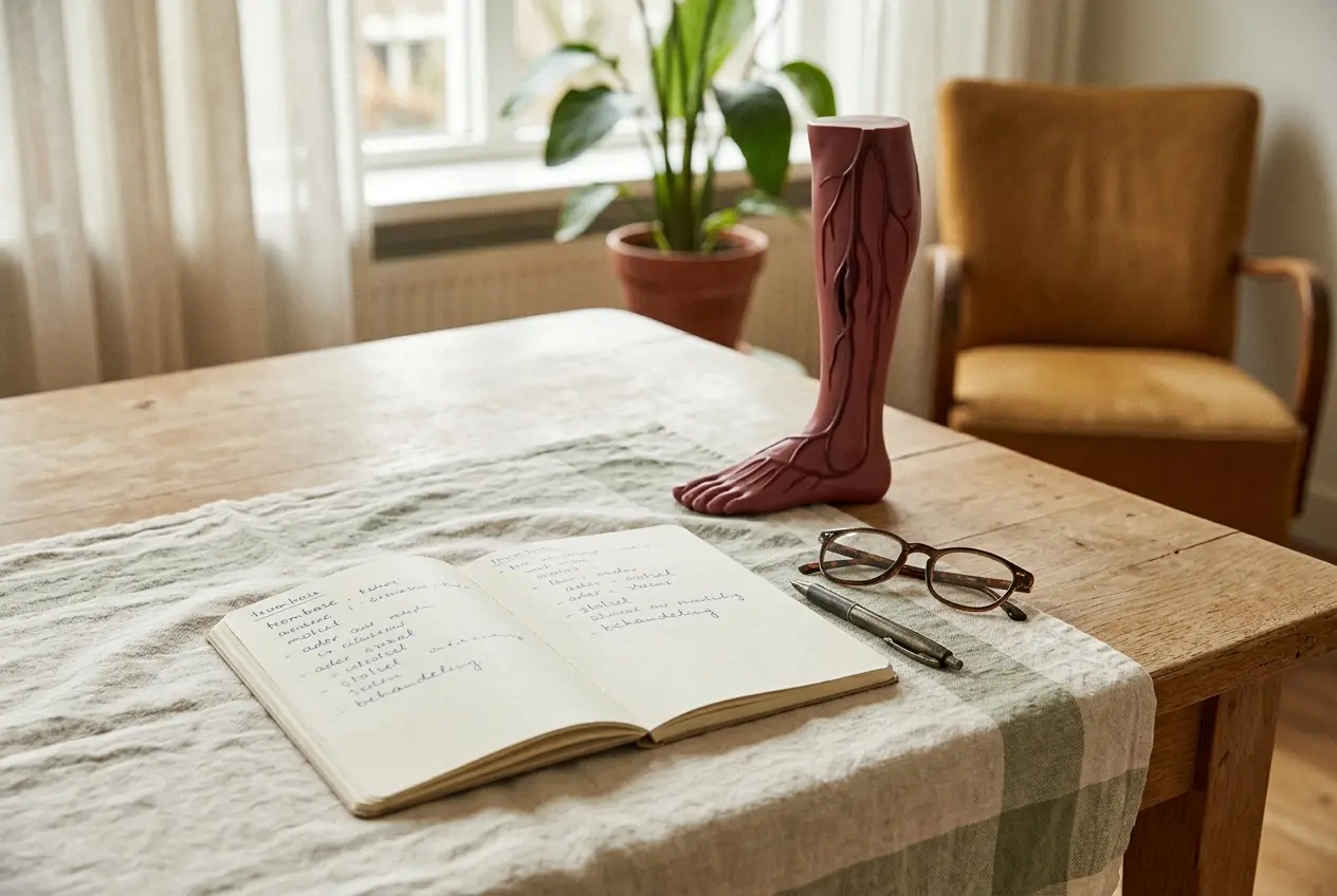 Wat is trombose? Soorten, oorzaken en behandeling uitgelegd